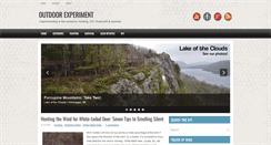 Desktop Screenshot of outdoorexperiment.com